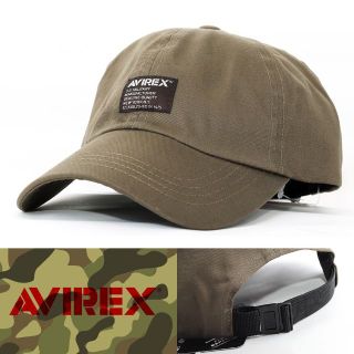 アヴィレックス(AVIREX)のローキャップ 帽子 AVIREX カーキ 70022300-35 難燃加工(キャップ)