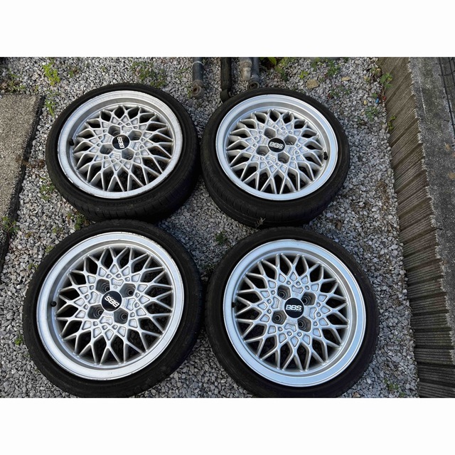 BBS 15インチホイール　タイヤ付き　4本セット | フリマアプリ ラクマ