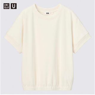 ユニクロ(UNIQLO)のユニクロユー・スウェットクルーネックシャツ(半袖)(Tシャツ(半袖/袖なし))