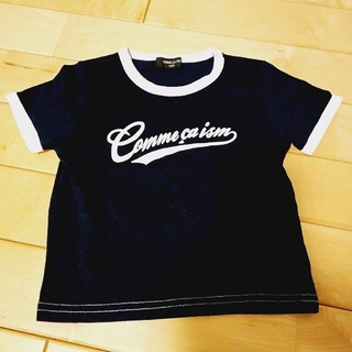 コムサイズム(COMME CA ISM)のコムサイズム　Tシャツ　黒　サイズ100(Tシャツ/カットソー)