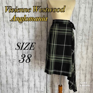 アングロマニア(ANGLOMANIA（Vivienne Westwood）)の値下げ！新品同様ヴィヴィアンウエストウッドアングロマニア巻きスカート(その他)