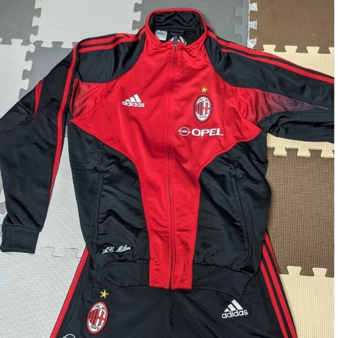 adidas(アディダス)のadidas　A.C.Milan ジャージ　sizeS スポーツ/アウトドアのサッカー/フットサル(ウェア)の商品写真