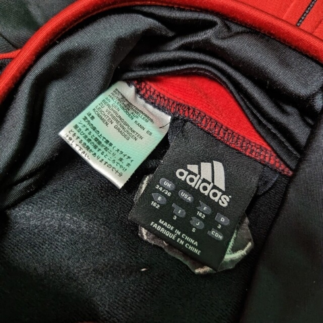 adidas(アディダス)のadidas　A.C.Milan ジャージ　sizeS スポーツ/アウトドアのサッカー/フットサル(ウェア)の商品写真