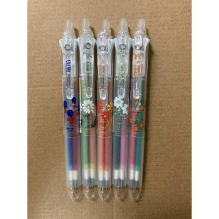 アデリアレトロフリクション3スリム　0.38mm　5種セット(ペン/マーカー)