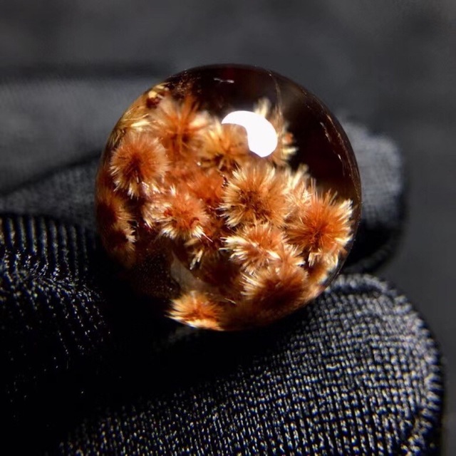 ⭐︎【天然】フラワールチルオーツ 丸玉 14.4mm-