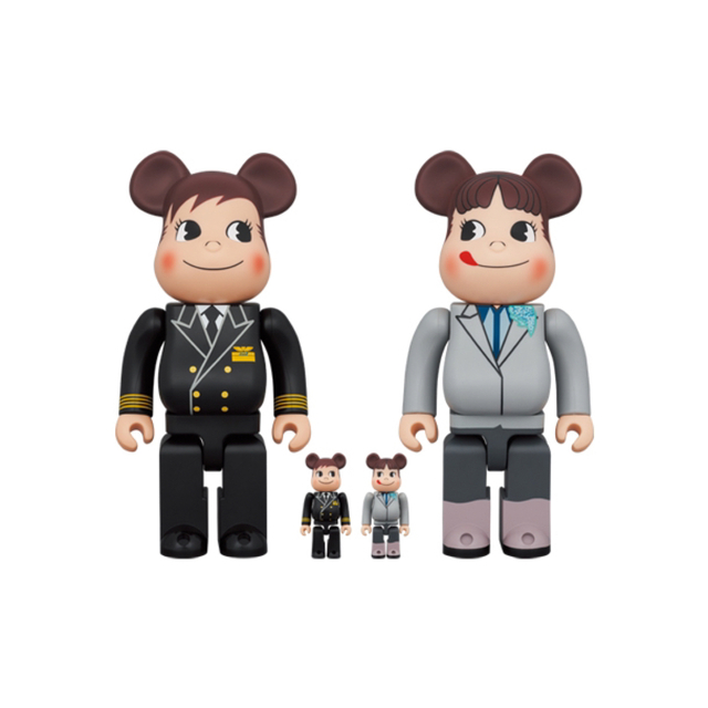 BE@RBRICK for ANA CAPTAINペコちゃん 100％ 400％ エンタメ/ホビーのフィギュア(その他)の商品写真