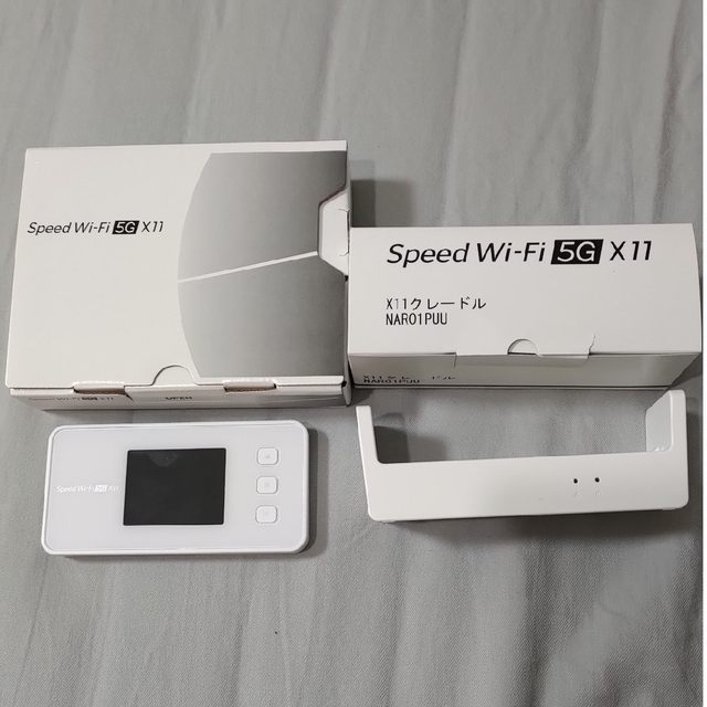 Speed Wi-Fi 5G X11　クレードル付き