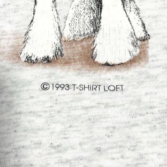 90s古着ヴィンテージ 両面プリント 馬 Tシャツ オニータ 在原みゆ紀の