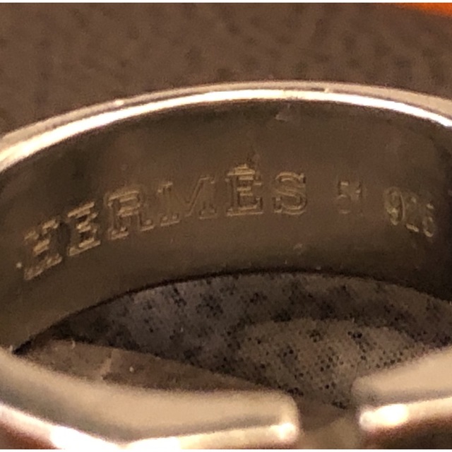 Hermes(エルメス)のHERMES エルメス　コンビリング　シルバー　ゴールド メンズのアクセサリー(リング(指輪))の商品写真