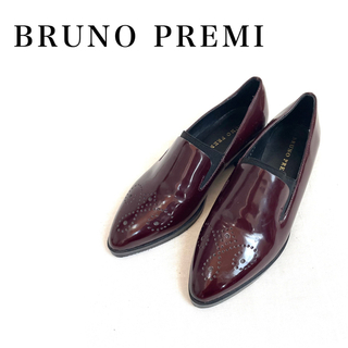ブルーノプレミ(BRUNO PREMI)のBRUNO PREMI　エナメルメダリオンローファー(ローファー/革靴)