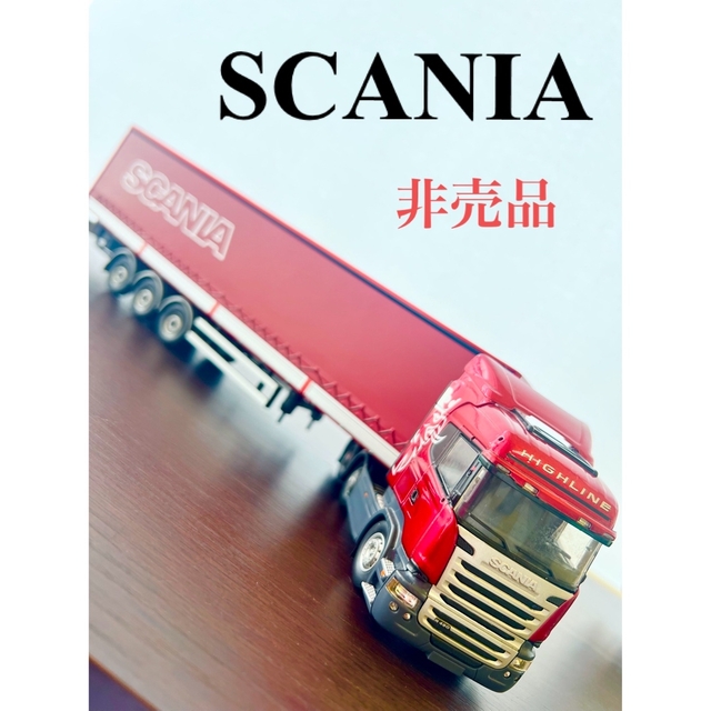 早い者勝ち‼️ 非売品 SCANIA スカニアトレーラー プラモデル ミニカー