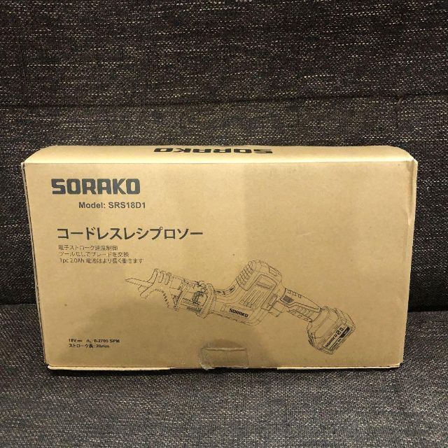 電動のこぎり SORAKO 18V 充電式 レシプロソー  日本語説明書付き♪ 自動車/バイクのバイク(工具)の商品写真