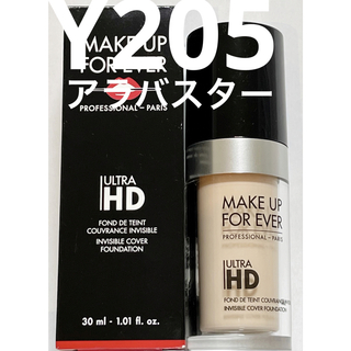 メイクアップフォーエバー(MAKE UP FOR EVER)のメイクアップフォーエバー ウルトラHDファンデーション Y205 アラバスター(ファンデーション)