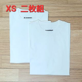 ジルサンダー(Jil Sander)のジルサンダー　JIL SANDER +　Tシャツ　XS 　ホワイト　半袖(Tシャツ/カットソー(半袖/袖なし))