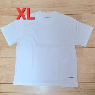 ジルサンダー(Jil Sander)のジルサンダー　JIL SANDER +　Tシャツ　XL 　ホワイト　半袖(Tシャツ(半袖/袖なし))