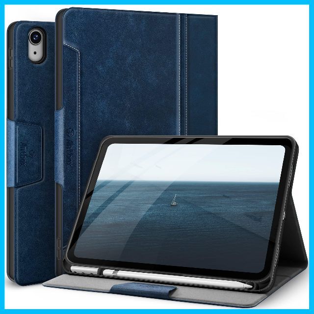 【色: ブルー】Antbox iPad 第10世代 ケース 10.9インチ (2
