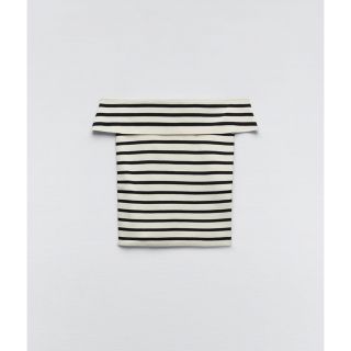 ザラ(ZARA)のZARA ニットバンドゥトップス(カットソー(半袖/袖なし))