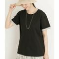 【BLACK】レイヤード風Tシャツ