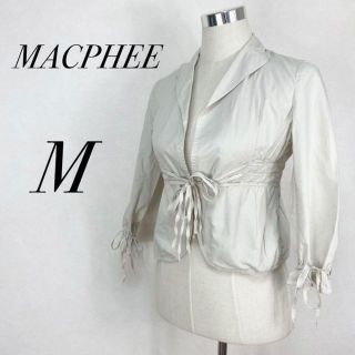 マカフィー(MACPHEE)のマカフィー　テーラードジャケット　薄手　フォーマル　オケージョン　春服　上品(テーラードジャケット)