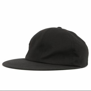 ワンエルディーケーセレクト(1LDK SELECT)の【美品】SEESEE コットンナイロンツイル6パネルSIMPLE CAP 黒(キャップ)