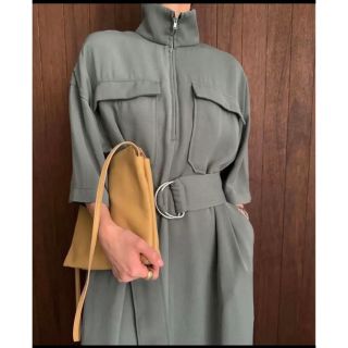 クラネ(CLANE)のCLANE HALF ZIP MILITARY ONE PIECE サイズ2(ロングワンピース/マキシワンピース)