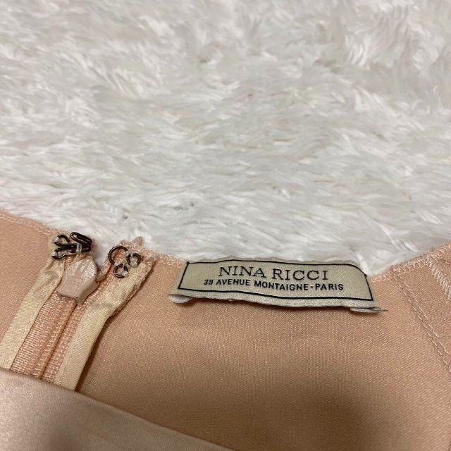 NINA RICCI - NINA RICCI ニナリッチ ☆ ドレスワンピース 34 光沢の