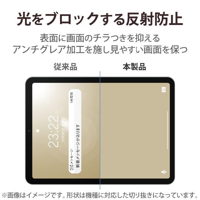 エレコム iPad 10.9 第10世代 (2022モデル) 保護フィルム ペー