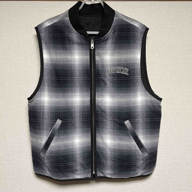 Supreme Reversible Shadow Plaid Veat 新品