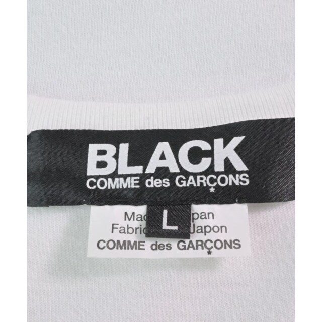 BLACK COMME des GARCONS Tシャツ・カットソー L 白普通裏地