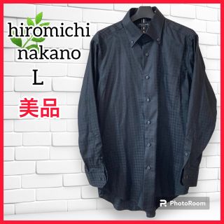 ヒロミチナカノ(HIROMICHI NAKANO)の【美品】hiromichi nakano ヒロミチナカノ　千鳥柄カッターシャツ(シャツ)