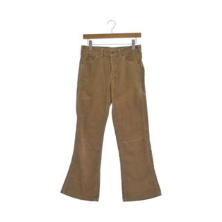 ラングラー(Wrangler)のWrangler ラングラー チノパン 26(XS位) 茶 【古着】【中古】(チノパン)