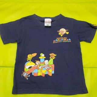 アンパンマンミュージアム トップス 紺色 アンパンマン(Tシャツ/カットソー)