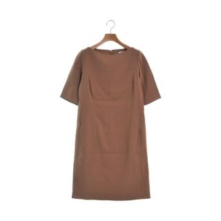 ニナリッチ(NINA RICCI)のNINA RICCI ニナリッチ ワンピース 36(XS位) 茶系 【古着】【中古】(ひざ丈ワンピース)