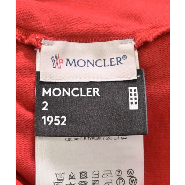 MONCLER モンクレール Tシャツ・カットソー XL 赤 | riomix.com.br