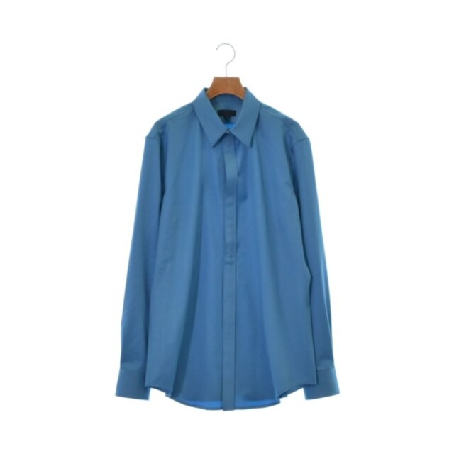 OMAR AFRIDI オマールアフリディ カジュアルシャツ 46(M位) 青