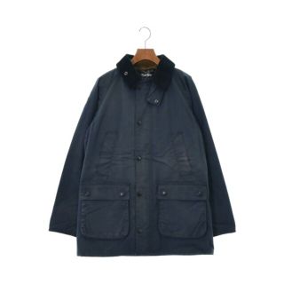 希少】Barbour 裏地プリント リアルファー 多ポケット オイルドブルゾン-