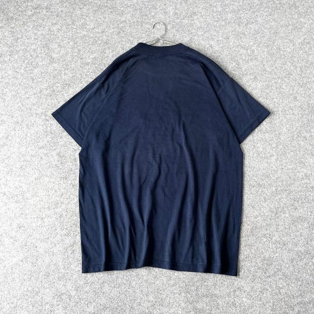 ART VINTAGE(アートヴィンテージ)の【vintage】ヨット 刺繍 レトロ デザイン ルーズ BIG Tシャツ 濃紺 メンズのトップス(Tシャツ/カットソー(半袖/袖なし))の商品写真