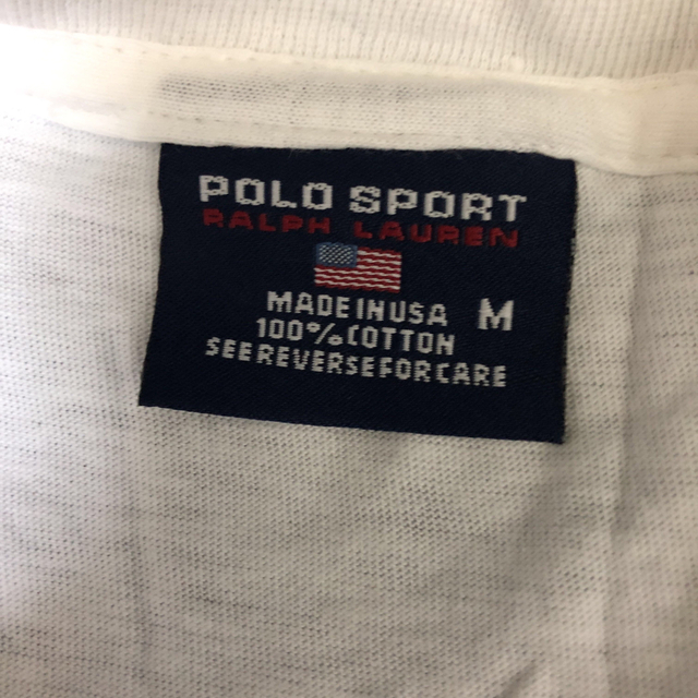 POLO RALPH LAUREN(ポロラルフローレン)のポロ　スポーツ　polo sport ラルフローレン Tシャツ　白　mサイズ メンズのトップス(Tシャツ/カットソー(半袖/袖なし))の商品写真