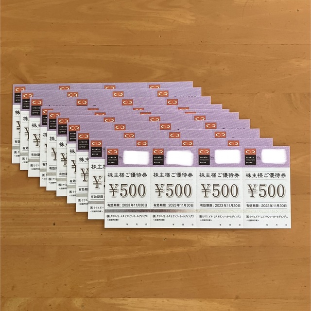 クリエイトレストランツ 株主優待券 20,000円分 9000円 安い 商品 優待