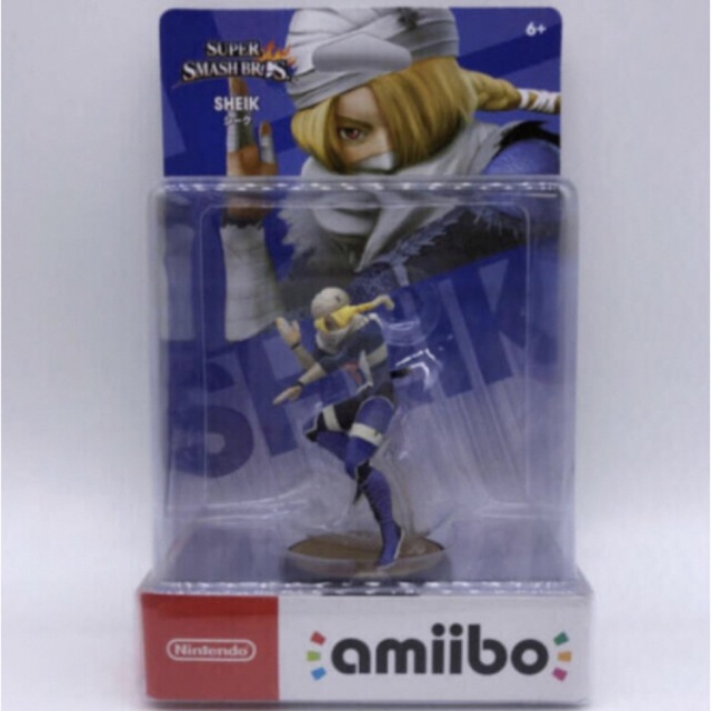 任天堂(ニンテンドウ)のamiibo シーク (大乱闘スマッシュブラザーズシリーズ) エンタメ/ホビーのゲームソフト/ゲーム機本体(家庭用ゲームソフト)の商品写真