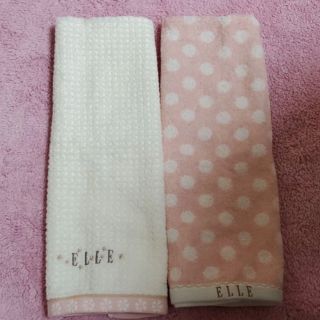 エル(ELLE)の✨ELLE✨フェイスタオル2枚セット【新品】(タオル/バス用品)