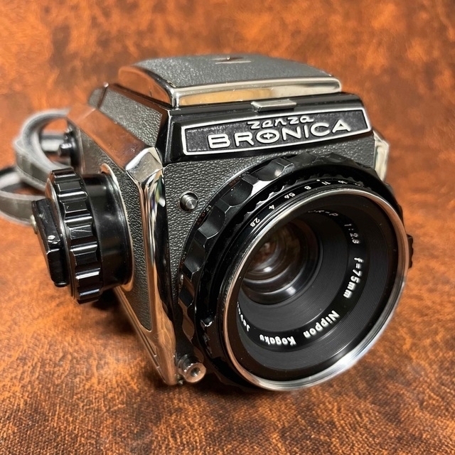 【実用機】ゼンザ•ブロニカ  ZENZA BRONICA S2フィルムカメラ