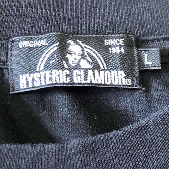 HYSTERIC GLAMOUR(ヒステリックグラマー)のhystericglamour ヒステリックグラマー tシャツ ビックロゴ入り メンズのトップス(Tシャツ/カットソー(半袖/袖なし))の商品写真