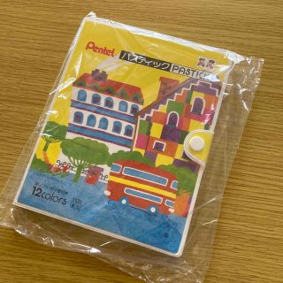 新品　ぺんてる　パスティック　12色(クレヨン/パステル)