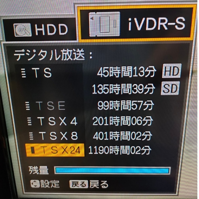 I-O DATA iVDR-S 規格対応リムーバブル・ハードディスク 250GB