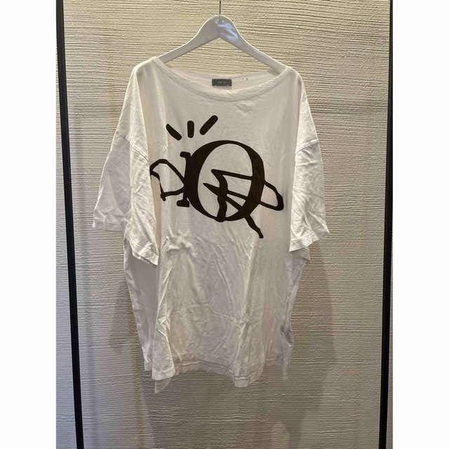 dior ディオール×トラヴィススコット□22AWロゴオーバーサイズTシャツ
