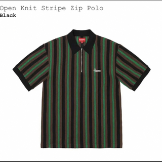 シュプリーム(Supreme)のSupreme Open Knit Stripe Zip Polo(ポロシャツ)