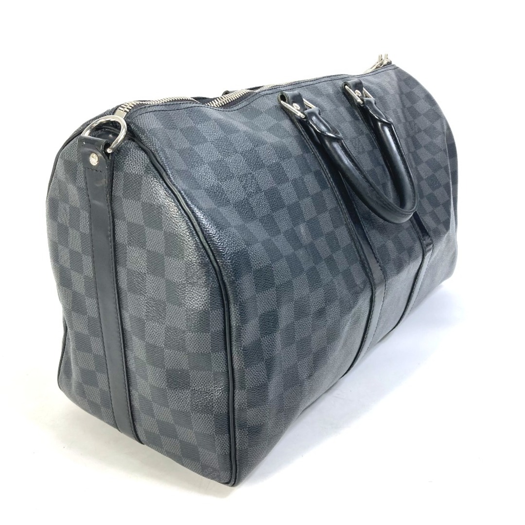 ルイヴィトン LOUIS VUITTON キーポル バンドリエール45 N41418 ダミエグラフィット カバン 旅行バッグ ボストンバッグ  ダミエグラフィットキャンバス ブラック