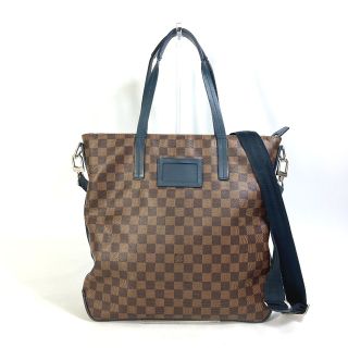 ルイヴィトン(LOUIS VUITTON)のルイヴィトン LOUIS VUITTON ヘラルド N41255 ダミエ カバン 2WAY ショルダーバッグ 斜め掛け トートバッグ ダミエキャンバス エベヌ ブラウン(トートバッグ)