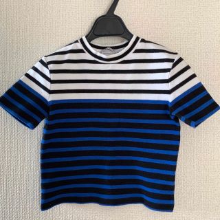 ティーバイアレキサンダーワン(T by Alexander Wang)の新品　T byアレキサンダーワン　ボーダー　S(Tシャツ(半袖/袖なし))